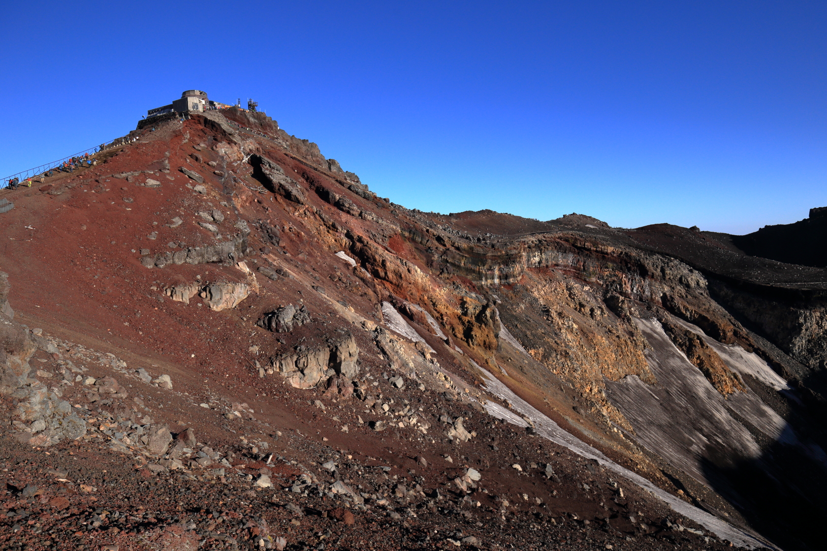 Peak Kengamine on Mt. Fuji