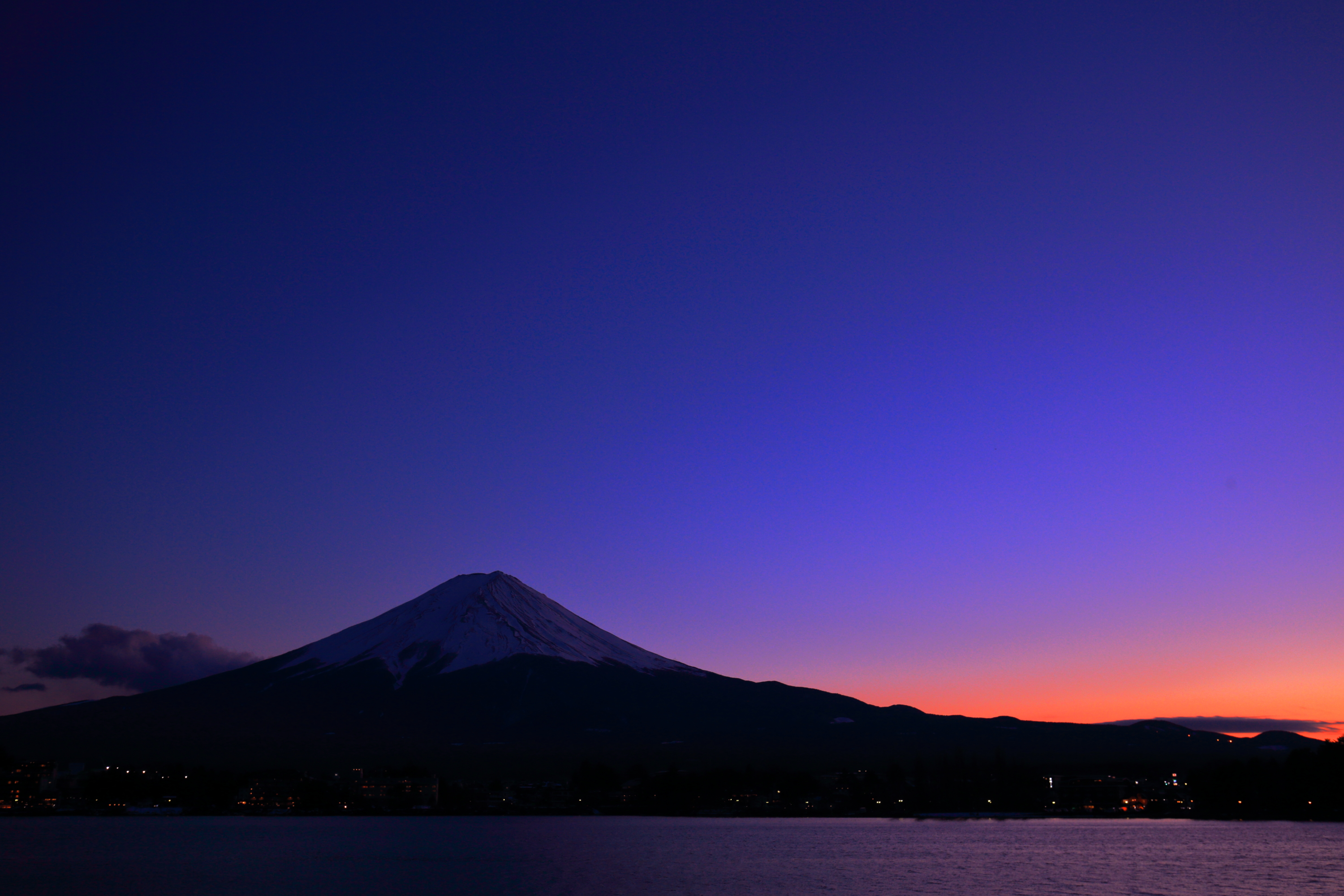 Sunset seen from Ubuya [No. 46]